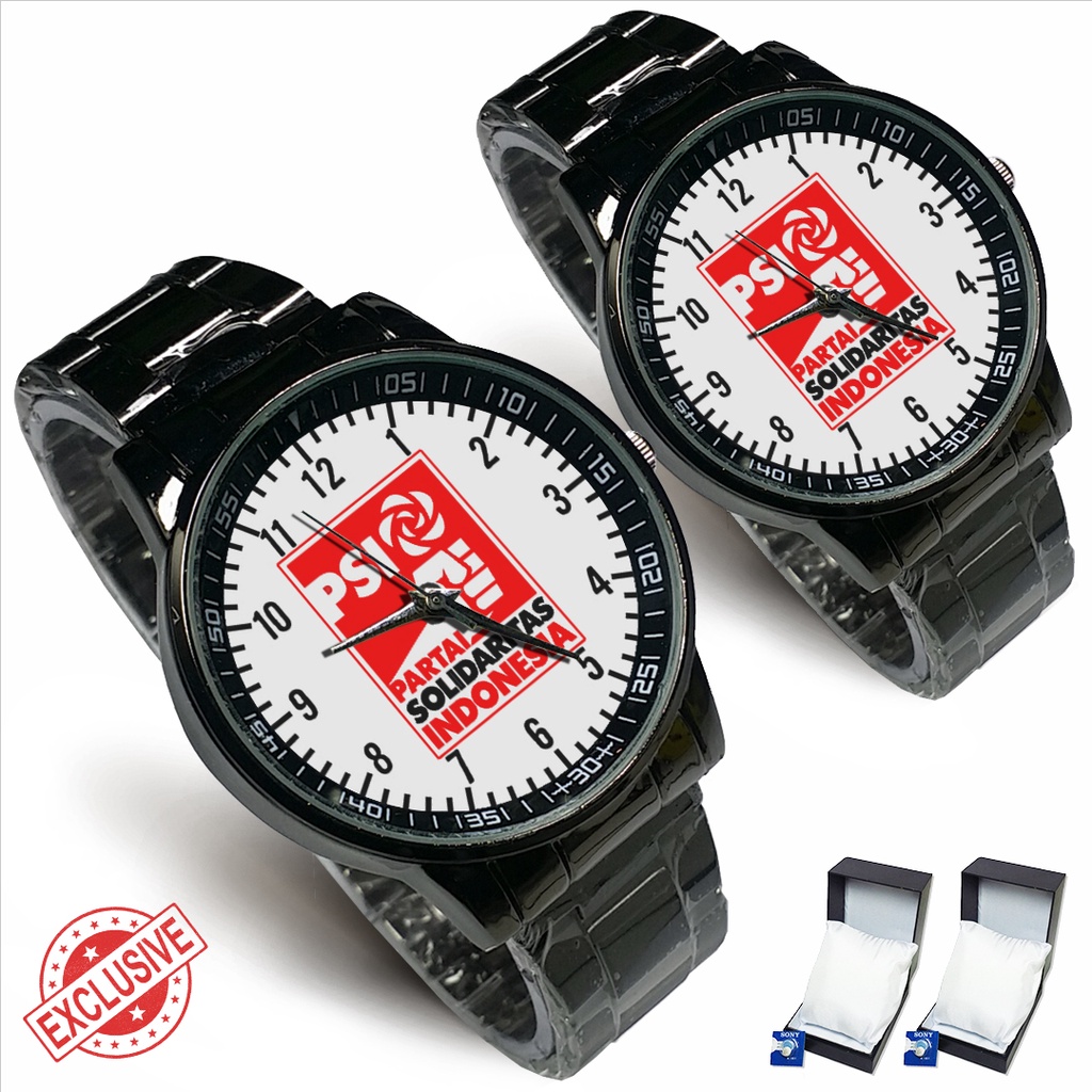 Jam Tangan Rantai Couple PARTAI SOLIDARITAS INDONESIA - 02 (Nice)