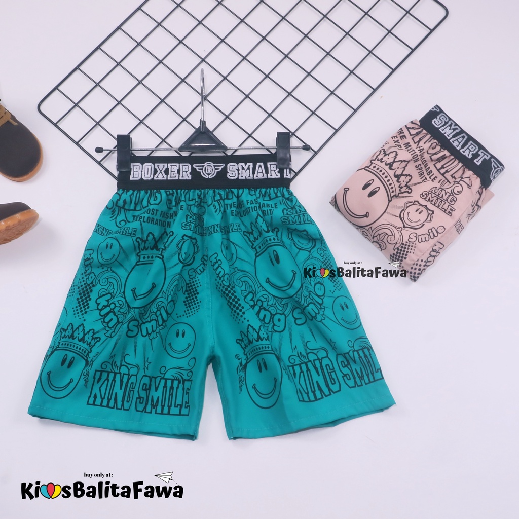 Celana Boxer Anak 7-10 Tahun / Celana Harian Anak Pendek Hawai Boxer Murah Polos Sport Adem Murah