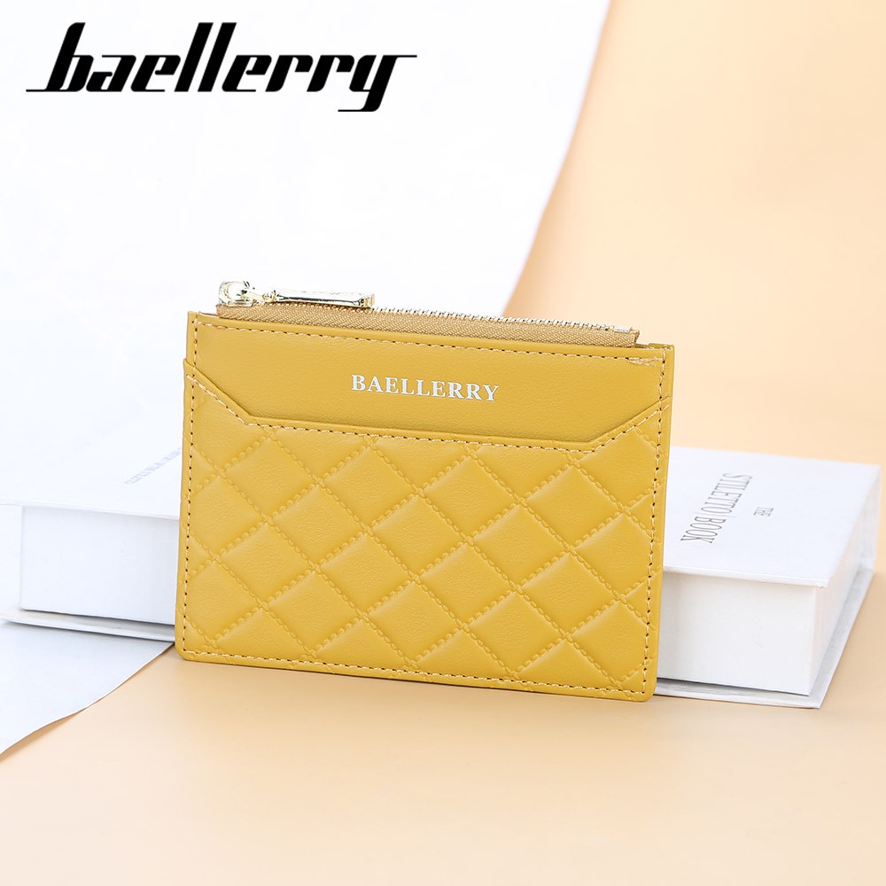 BAELLERRY NR079 Dompet Kartu Wanita Bahan Kulit PU Leather Premium WATCHKITE WKOS