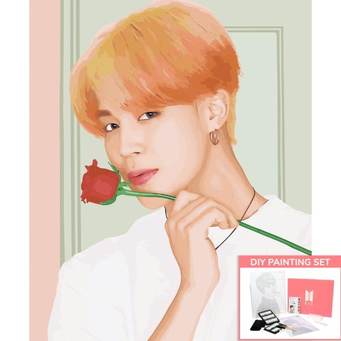 

BISA COD BTS DIY Paintings Jimin - Do it Yourself Lukisan BTS/CAT AKRILIK SET/CAT AKRILIK SET 24 WARNA/CAT AKRILIK PASTEL/CAT AIR/CAT AIR LUKIS SET/CAT AIR GIOTTO/KUAS LUKIS 1 SET/KUAS LUKIS KECIL/KUAS LUKIS LENGKAP/KANVAS LUKIS/KANVAS LUKIS SKETSA/KANVAS