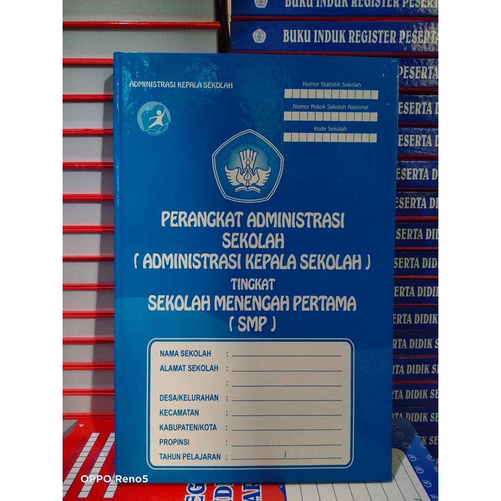 BUKU KLAPER SISWA SMP DAN BUKU ADMINISTRASI KEPALA SEKOLAH SMP K13