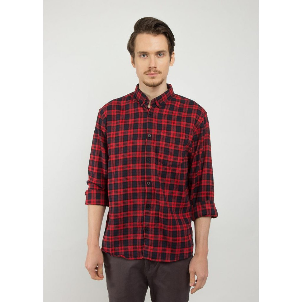 

Erigo Flannel Nucifera Red