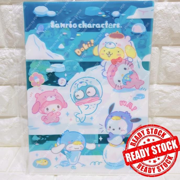 

Office & Stationery | Document Organizer | Map Folder A4 Sanrio Original Sanrio Character Ice Friends | Best Seller