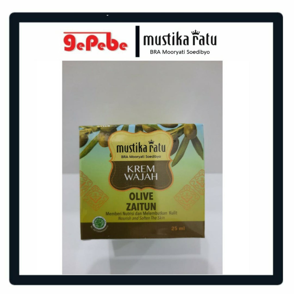 MUSTIKA RATU CREAM ZAITUN 25ML