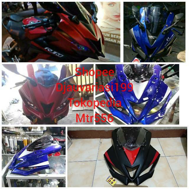 headlamp R15 new v3 vva tameng R15 v3 vva..topeng r15 v3.kedok r15 v3. Model ninja h2r