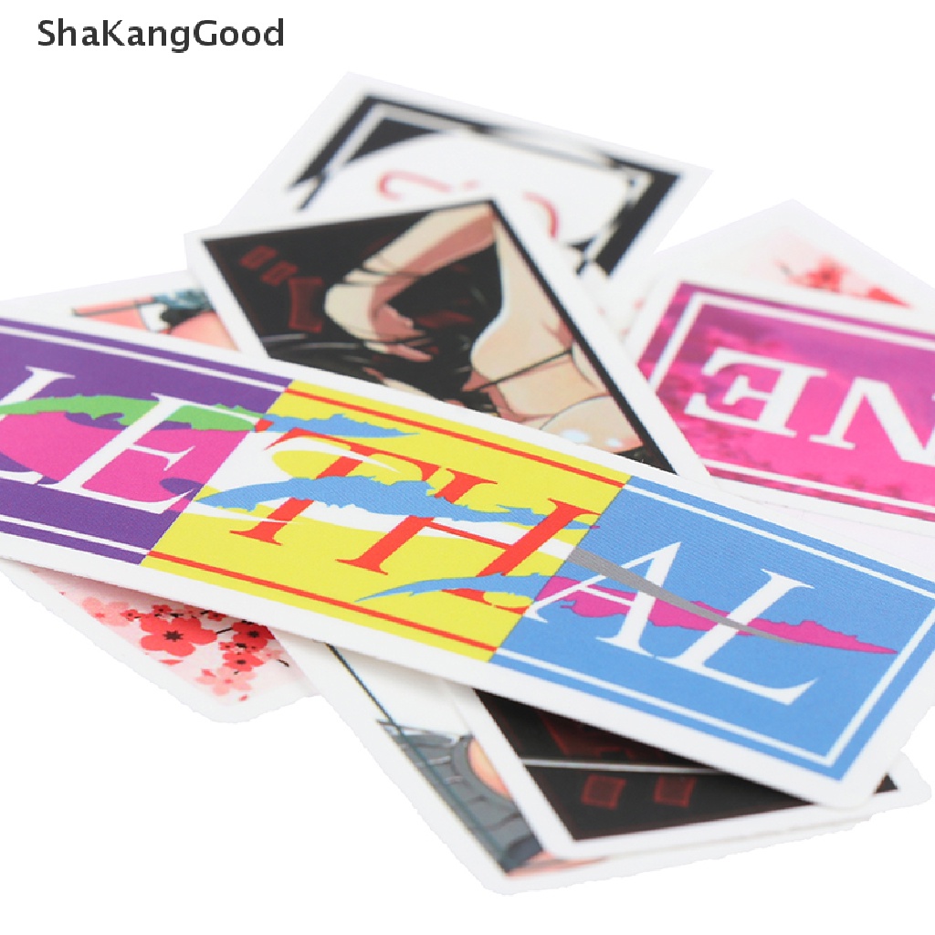 50 Pcs Stiker Racing JDM Untuk Koper Skateboard Laptop Kulkas Mobil