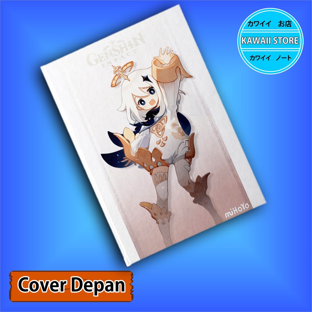 

Notebook / Pocket book Hard Cover Anime Game Genshin Impact PAIMON uk A5 & A6 / Notes Book