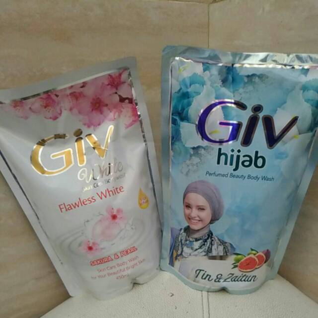 GIV Body Wash Sabun Mandi Cair Refill 400ml