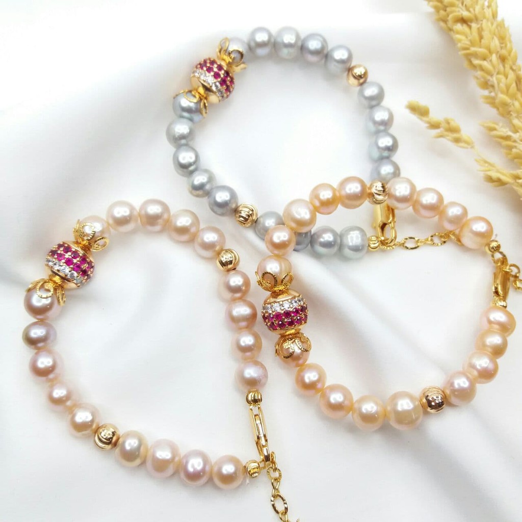 gelang mutiara air tawar | gelang mutiara air tawar asli | gelang mutiara lombok