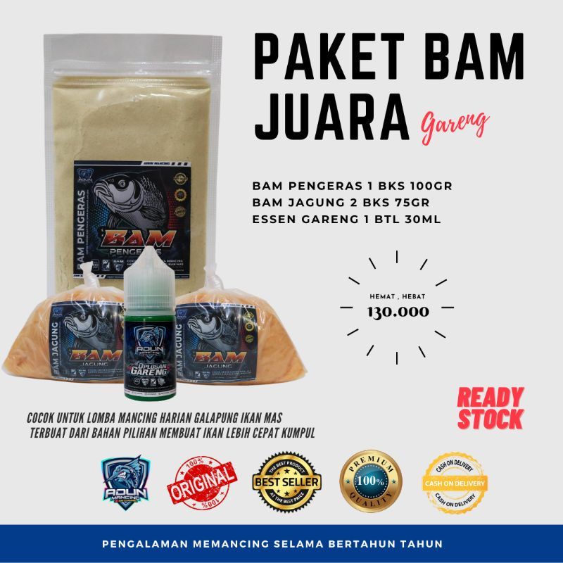 Paket Juara Gareng/Kiduri/Semar BAM Jagung/Coconut Adun Mancing