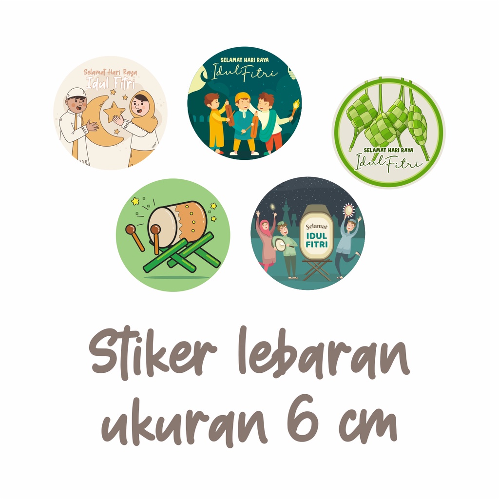 

Sticker Toples Cookies Lebaran Diameter 6 cm - BLUESTIKER