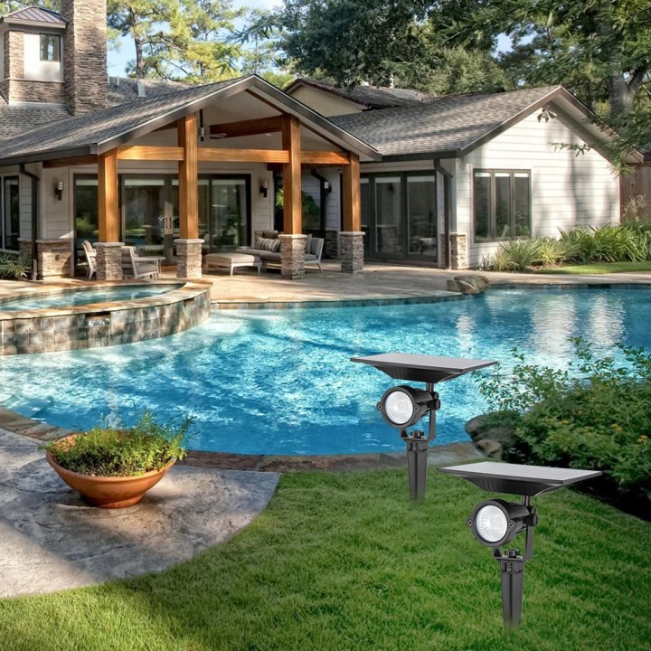 694 SL-1000A - Outdoor Garden Solar Powered Lamp Light 10W - 140 Lumens