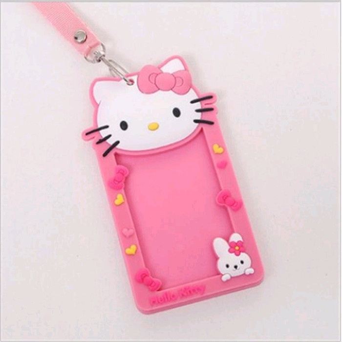 

Gilaa!!! Card Holder Cartoon Gantungan Tali Kartu Id Name Tag Kartun Cute Nama Murah