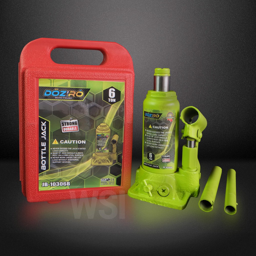 Dongkrak Botol 6 Ton Hidrolik / Hydraulic Jack - Truck &amp; Mobil Doziro