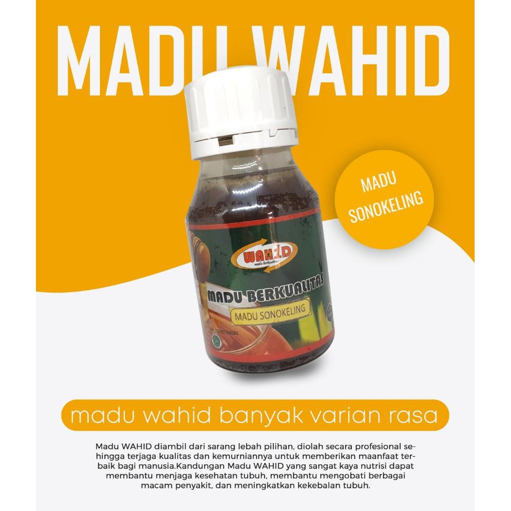 

Madu Wahid Sonokeling / Madu Murni / Sonokeling ( isi 350gr )