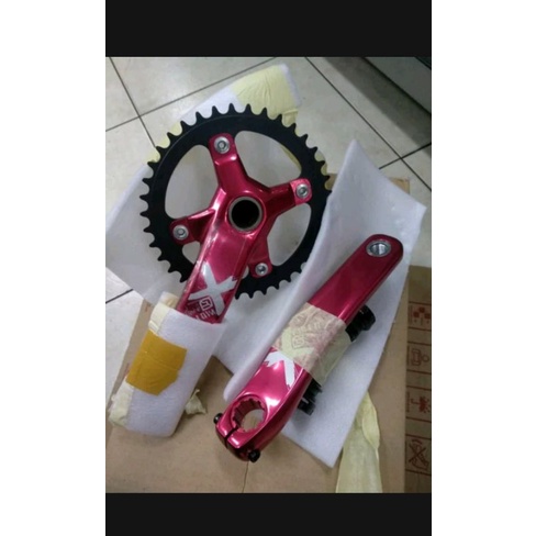 CRANKSET FSA GRAVITY MOTO-X RED 68-73mm