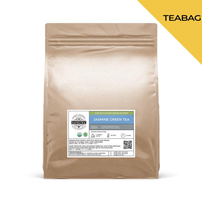 

[[BISA COD]] JASMINE | Pouch | Cocodeli by Haveltea Organic | Teh Melati Organik - 30 Tea Bags PROMO