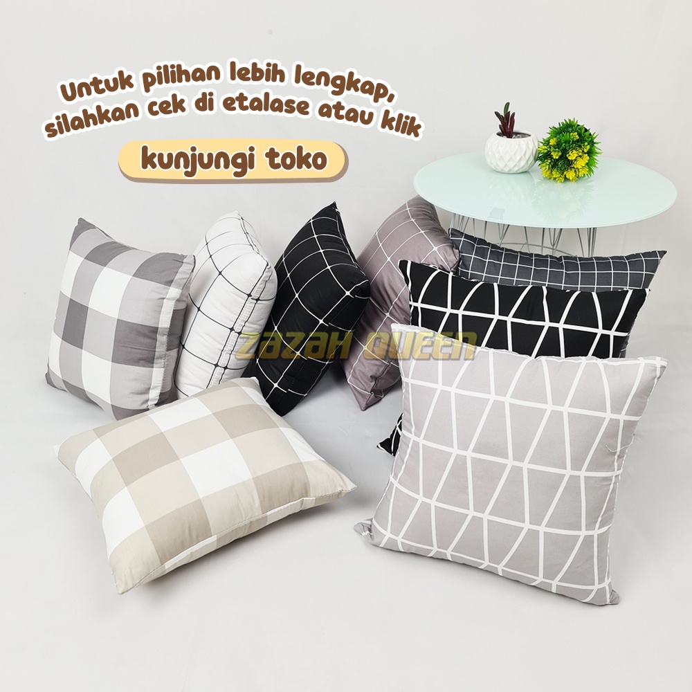 PAKET HEMAT Sarung Bantal Sofa Kursi Minimalis 40 x 40 cm - SQ-15