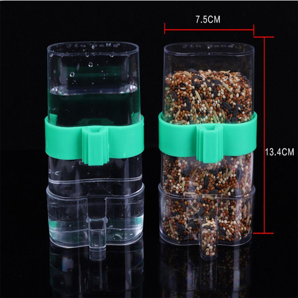 Solighter Bird Food Feeder Drinker Botol Air Minum Burung Nuri Tempat Makan Otomatis