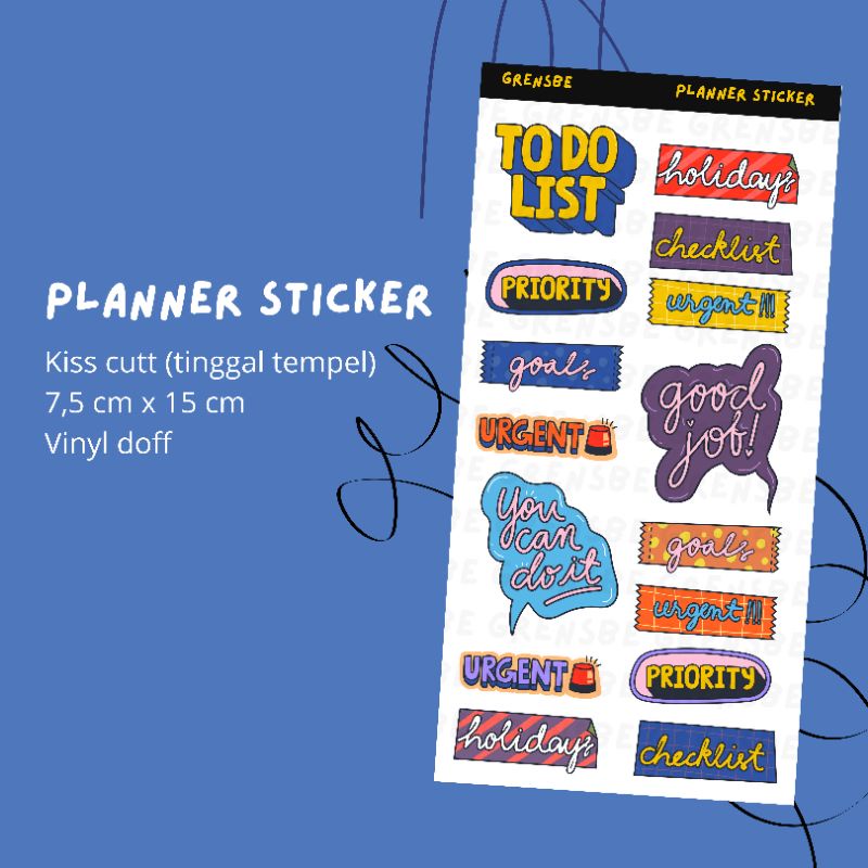 

planner sticker sheet journal