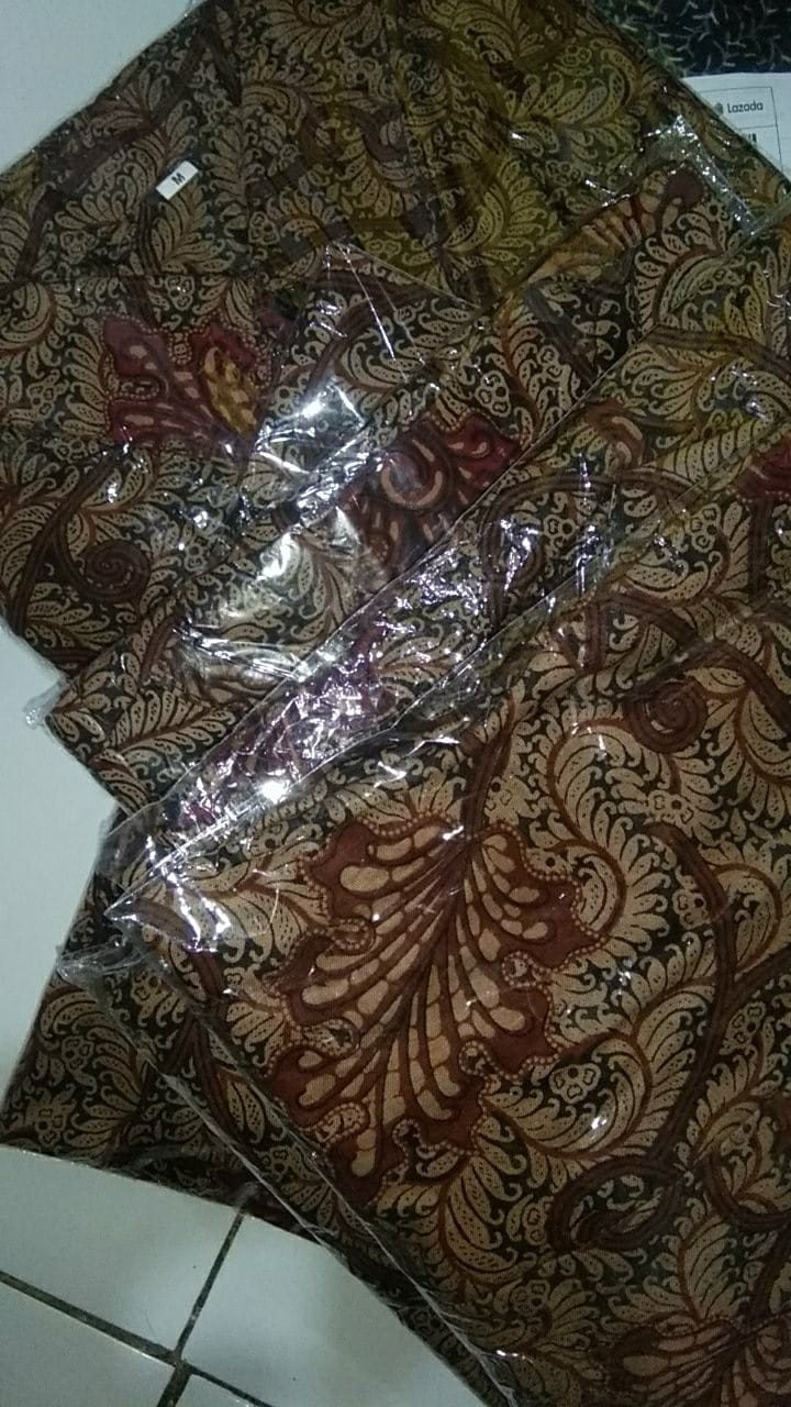 Batik Couple Keluarga Sania Ruffle Ori Ndoro Jowi Dnt Motif Serit