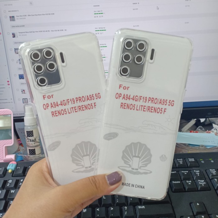 Case Oppo Reno 5F - Case Clear Hd Premium Oppo Reno 5F - SC