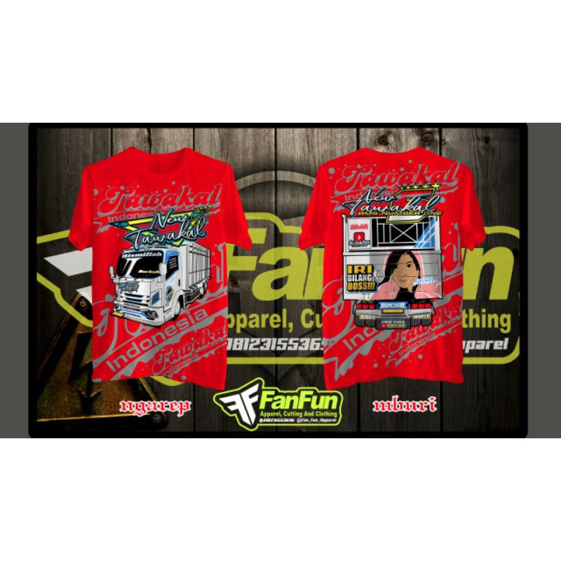 Kaos truck NEW TAWAKAL 5 INDONESIA