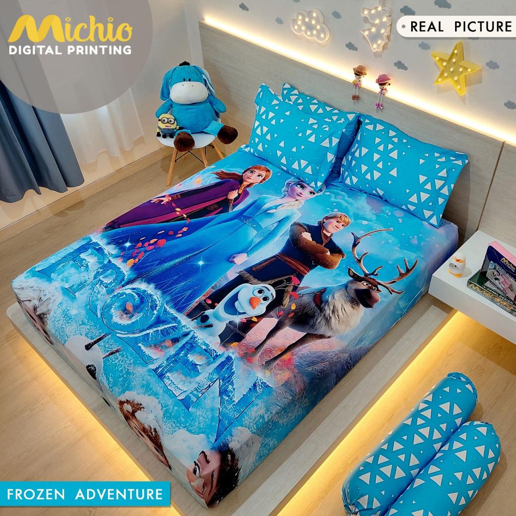 SPREI TINGGI 30 MOTIF PANEL EXCLUSIVE MICHIO  Kualitas No 1 Shopee Ukuran 120x200x30 Motif Lengkap