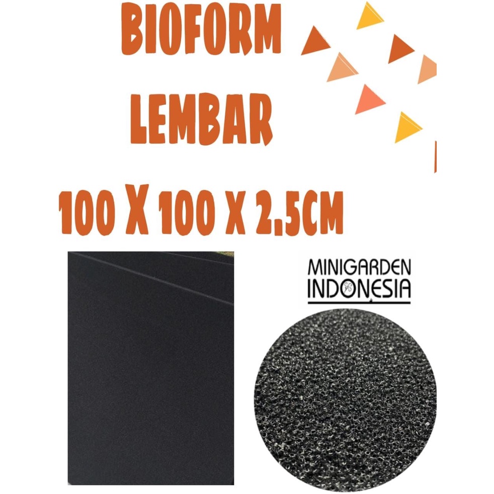 BIOFOARM ROLL 100X100 cm busa media filter bioform biofill aquarium kolam ikan