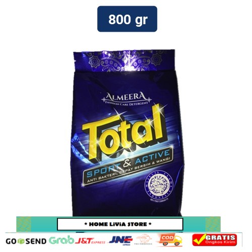 Total Almeera Deterjen Bubuk Halal Sport & Active Powder 800 gr