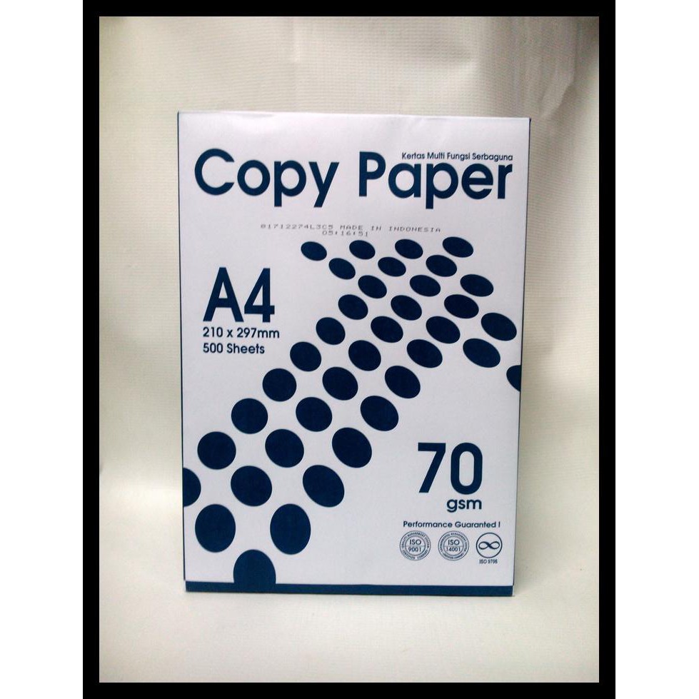 

(Produk Baru!!) Kertas Hvs A4 Copy Paper 70Gsm 1Rim !!