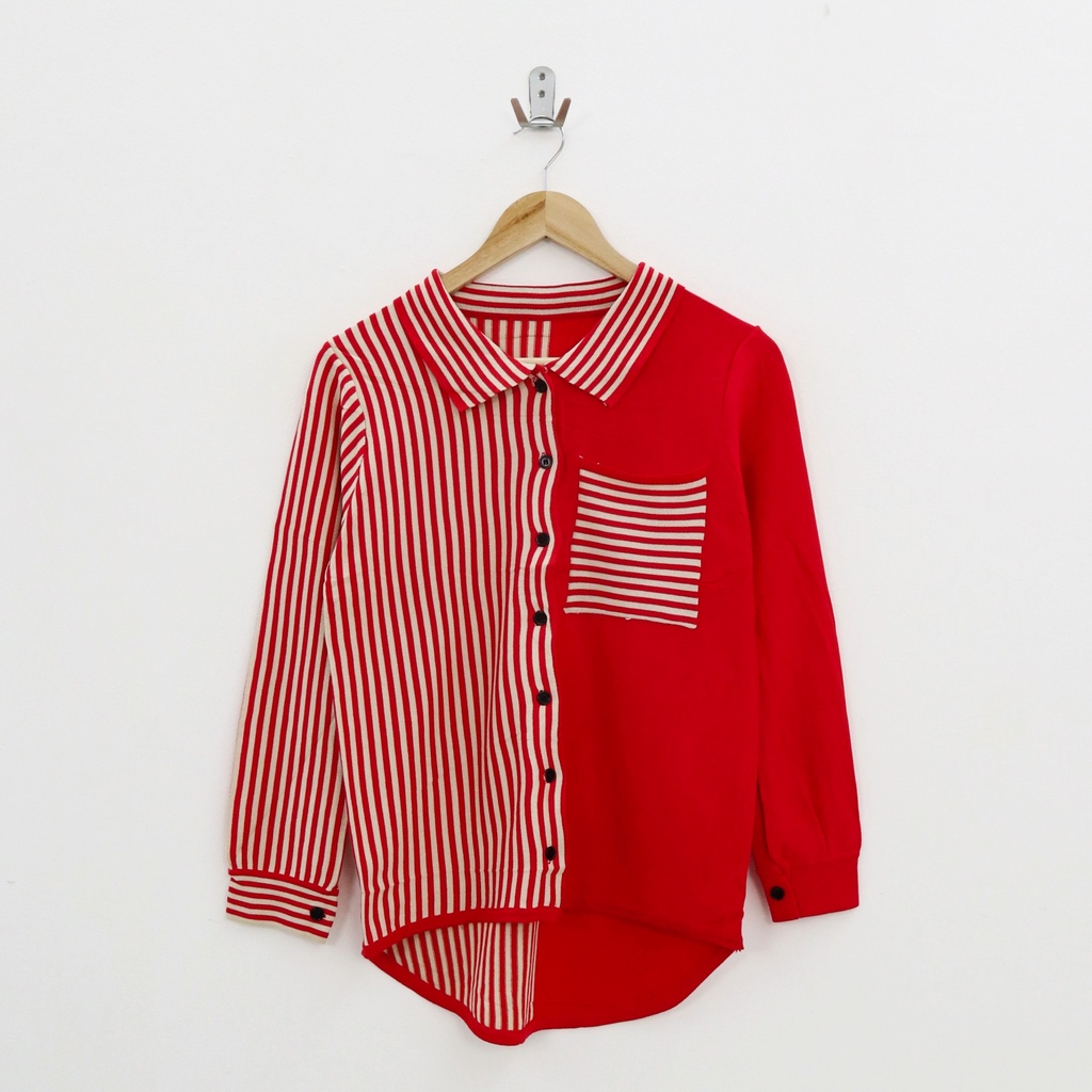 Poca knit hem top - Thejanclothes