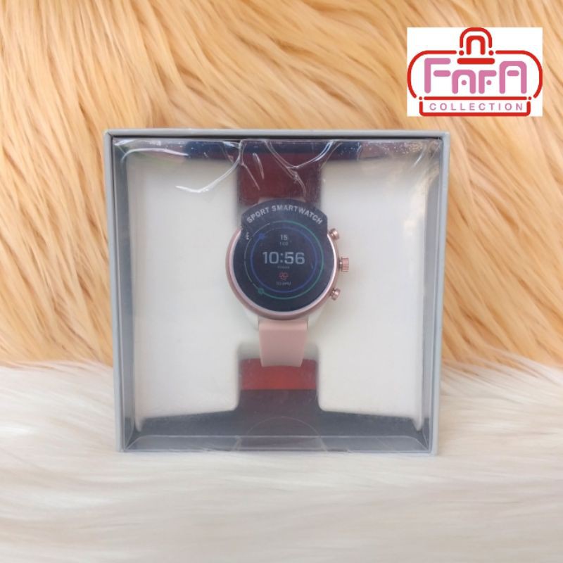 REFURBISHED Fossil Sport Smartwatch Blush Silicone FTW6022J