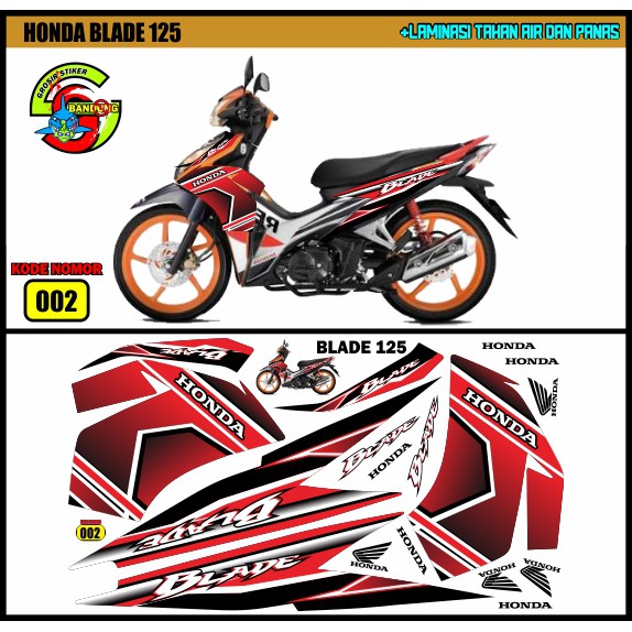STRIPING VARIASI HONDA BLADE 125