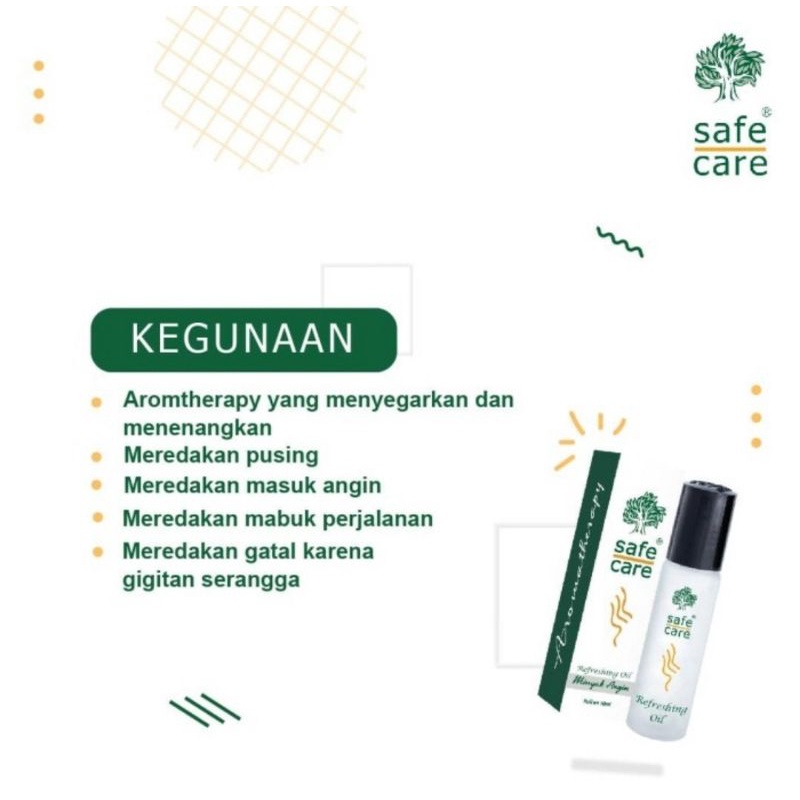 Safe Care Minyak Angin Aromatheraphy Roll On 10 ml