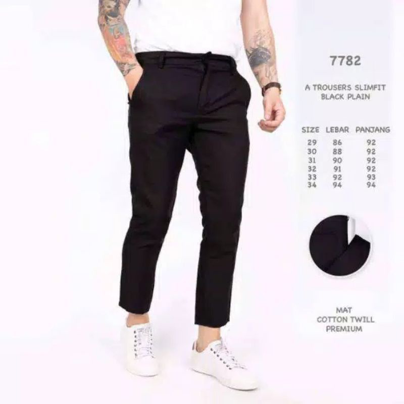 Celana Chino Panjang / Celana Cino Pria / Celana Cinos Panjang / Chino Pria Ukuran 27-38