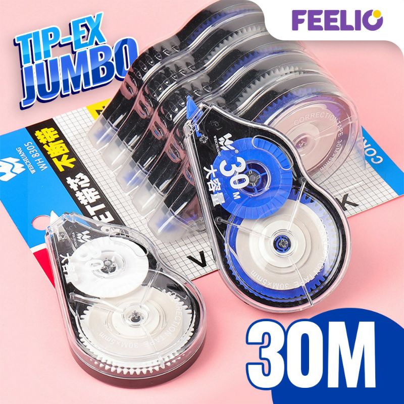 

FEELIO - TIP EX CORRECTION TAPE KERTAS ROLL 30 METER AT5