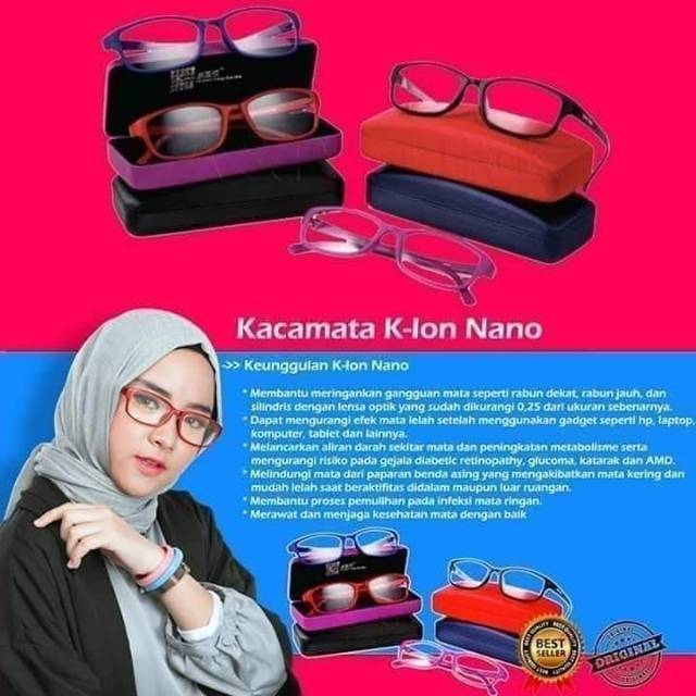 Kacamata Kion Nano, kacamata anti radiasi