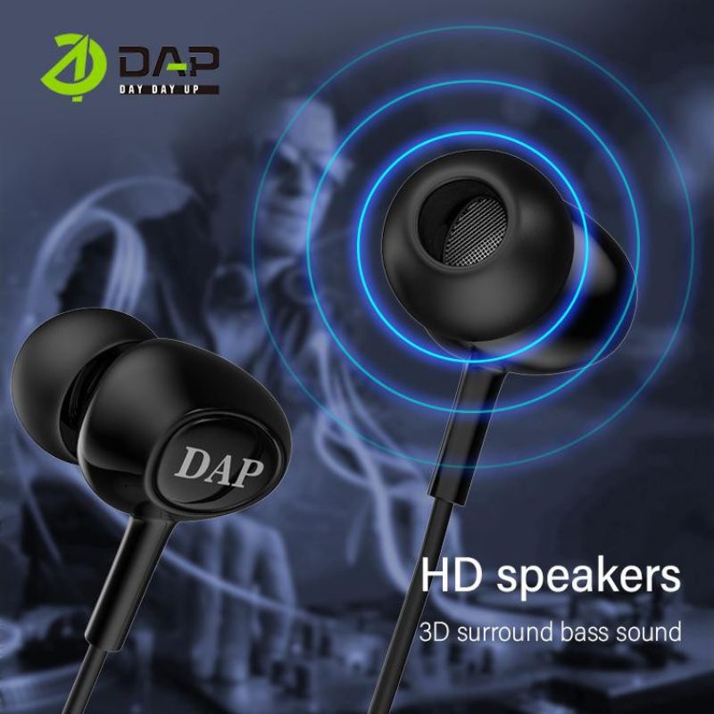 Headset DAP DH-F3 Handsfree Extra Jack 3.5mm AUX Stereo