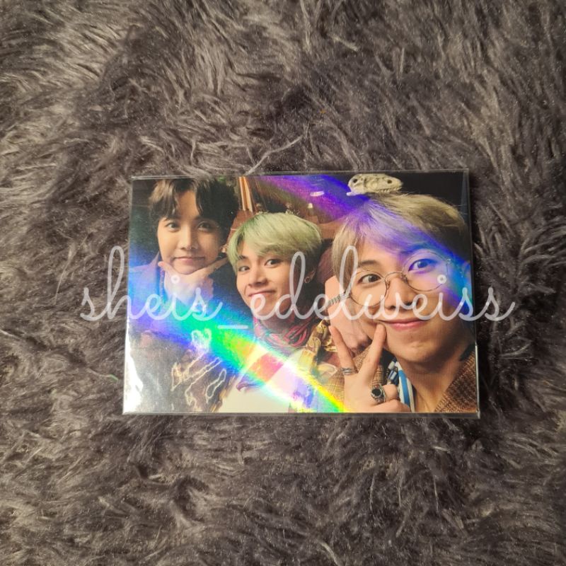 BOOKED Photocard PC Ticket Holder Tihol Holo BTS