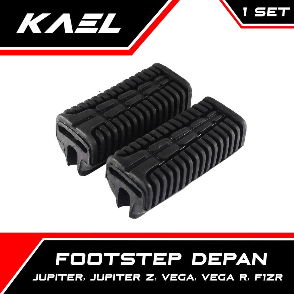 Footstep Depan Yamaha Jupiter-MX Old-New-Z &amp; F1ZR &amp; Vega Lama-R-ZR-RR New Karet Barstep-Foot Step-Bostep-Pijakan-Injekan Kaki
