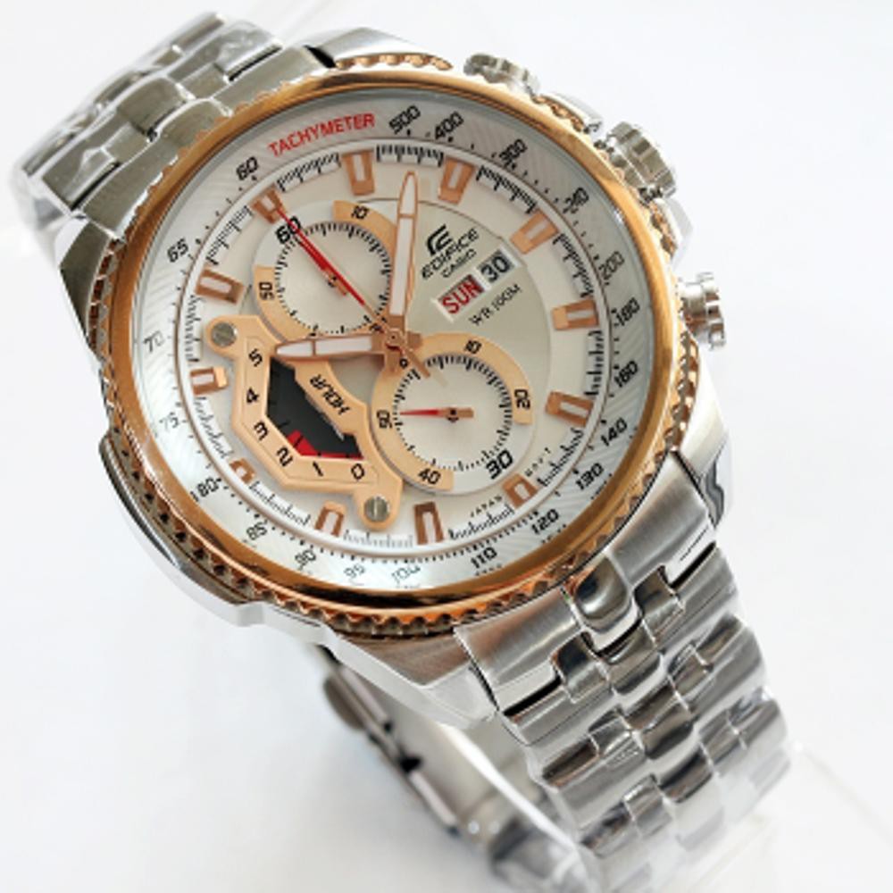 JAM TANGAN CASIO EDIFICE EF 558 SILVER ORIGINAL BM Terlaris