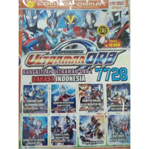 Kaset film koleksi kartun anak Ultraman ORB