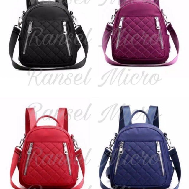 Hot Sale 2020 Fashion Tas Wanita Tas Backpack Multifungsi Model Chibao Bordir