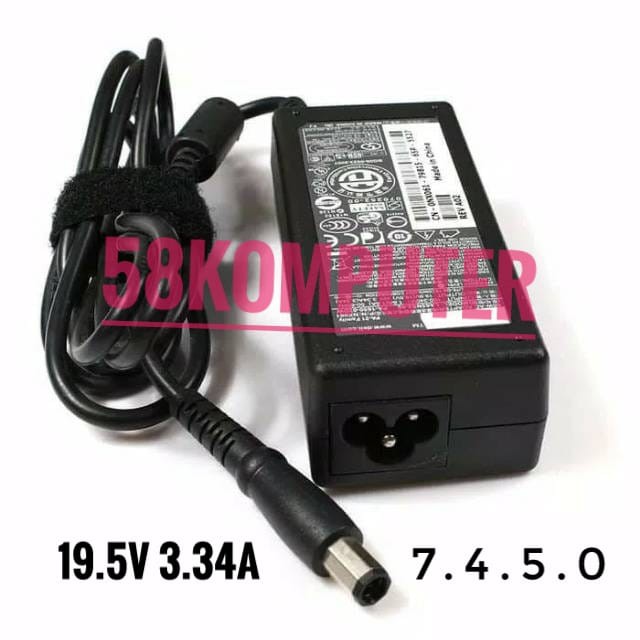 AC Adaptor Charger for Dell Inspiron 14 15Z 1764 710M N4020 N5040 N5050 19.5V 3.34A 65W 7.4*5.0mm