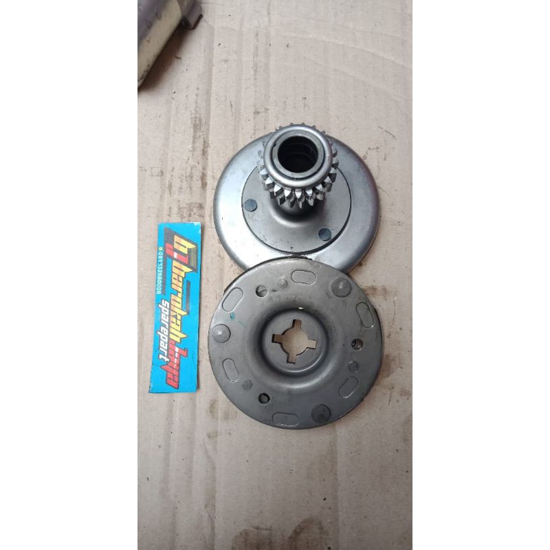 mangkok ganda plus kampas ganda suzuki shooter original