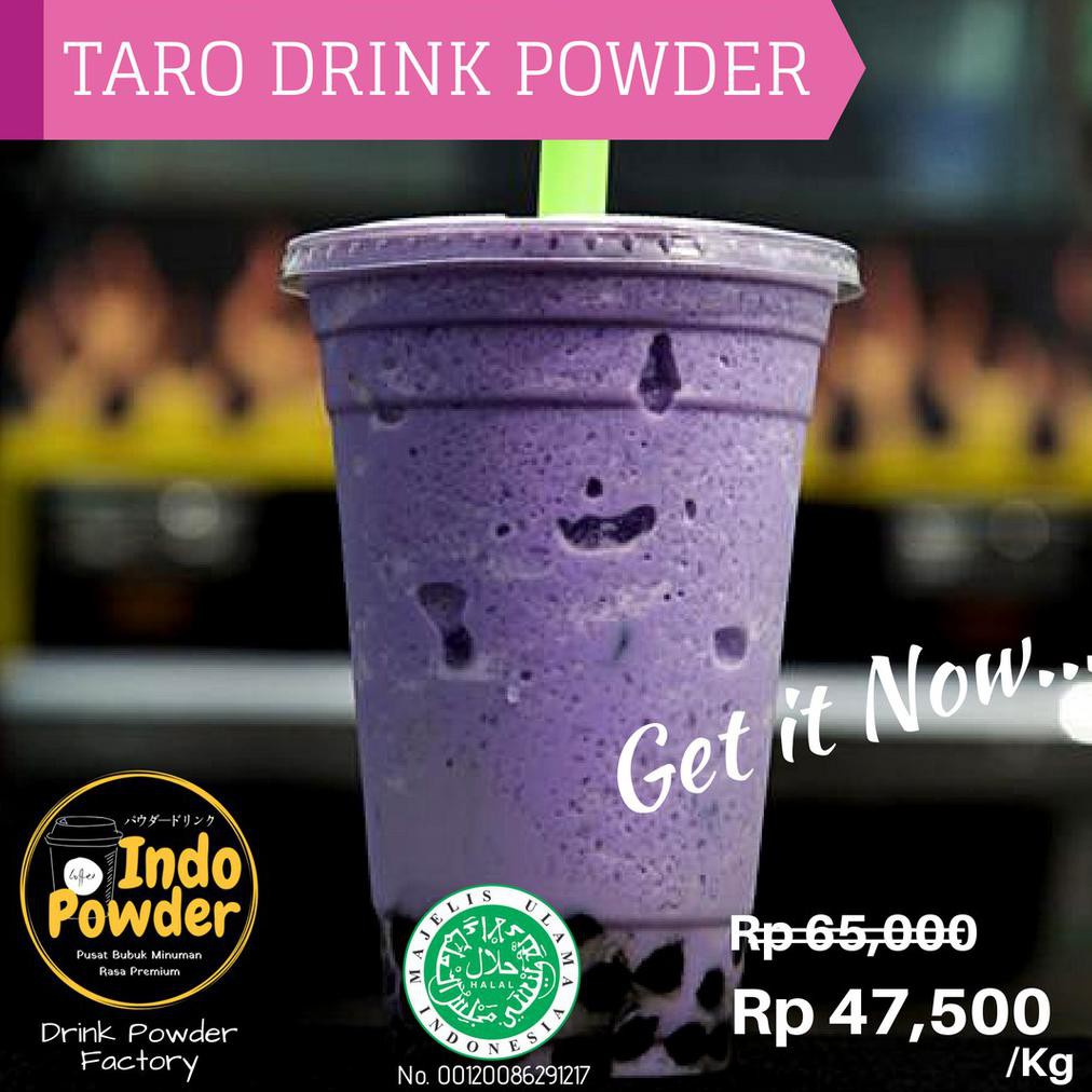 

Ready Stok Bubuk Minuman Taro 1 Kg / Taro Powder / Minuman Taro