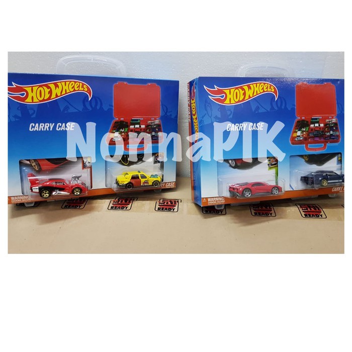 Hot Wheels HOT BOX Carry Case Single (isi 2pcs Hot Wheels + 1pcs Box)