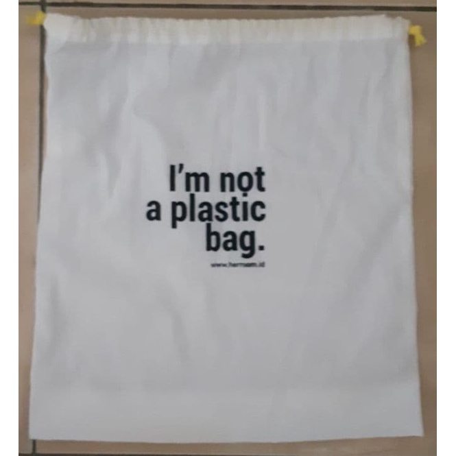 

Herroom im not a plastic bag ukuran 40x40 cm