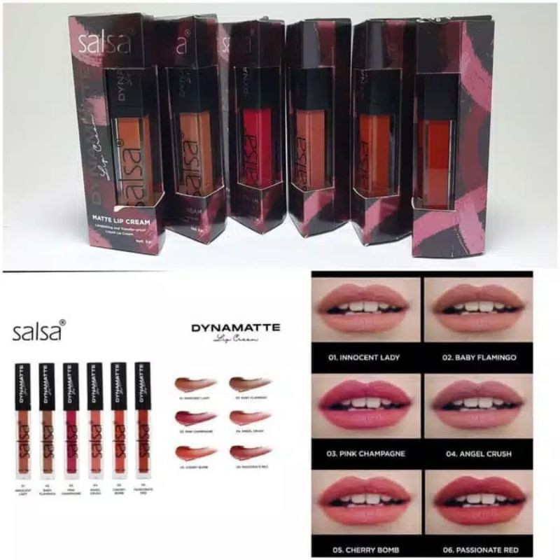 SALSA LIP DYNAMATTE / LIPCREAM SALSA BPOM